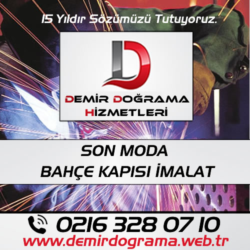 bahçe kapısı demir doğrama